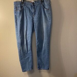Just My Size Light Blue Straight Leg Jeans